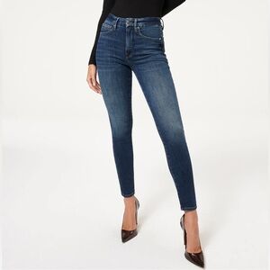 Good American Good Legs Blue 265 Distressed High Rise Skinny Jeans